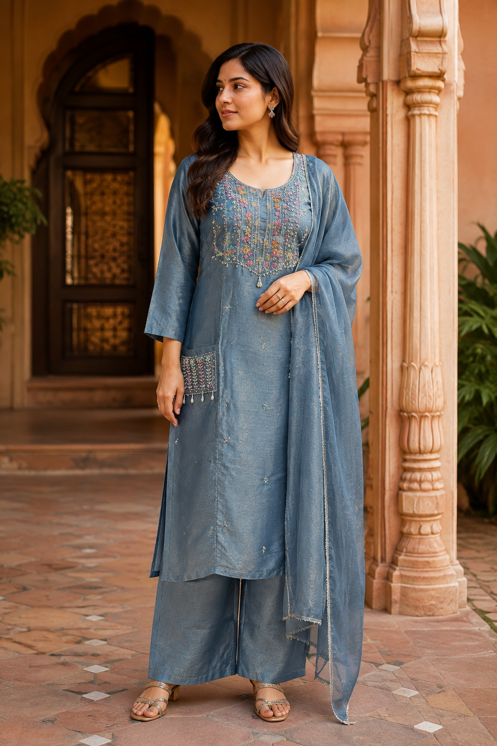 Aarohi Bluebull Bloom Set