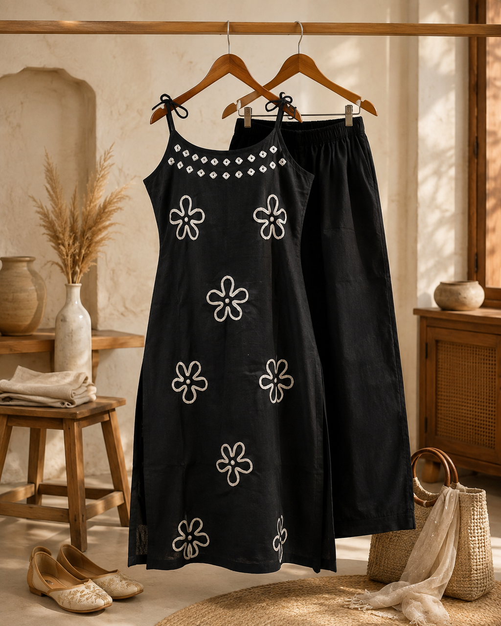 Noir Bloom Co-Ord Set