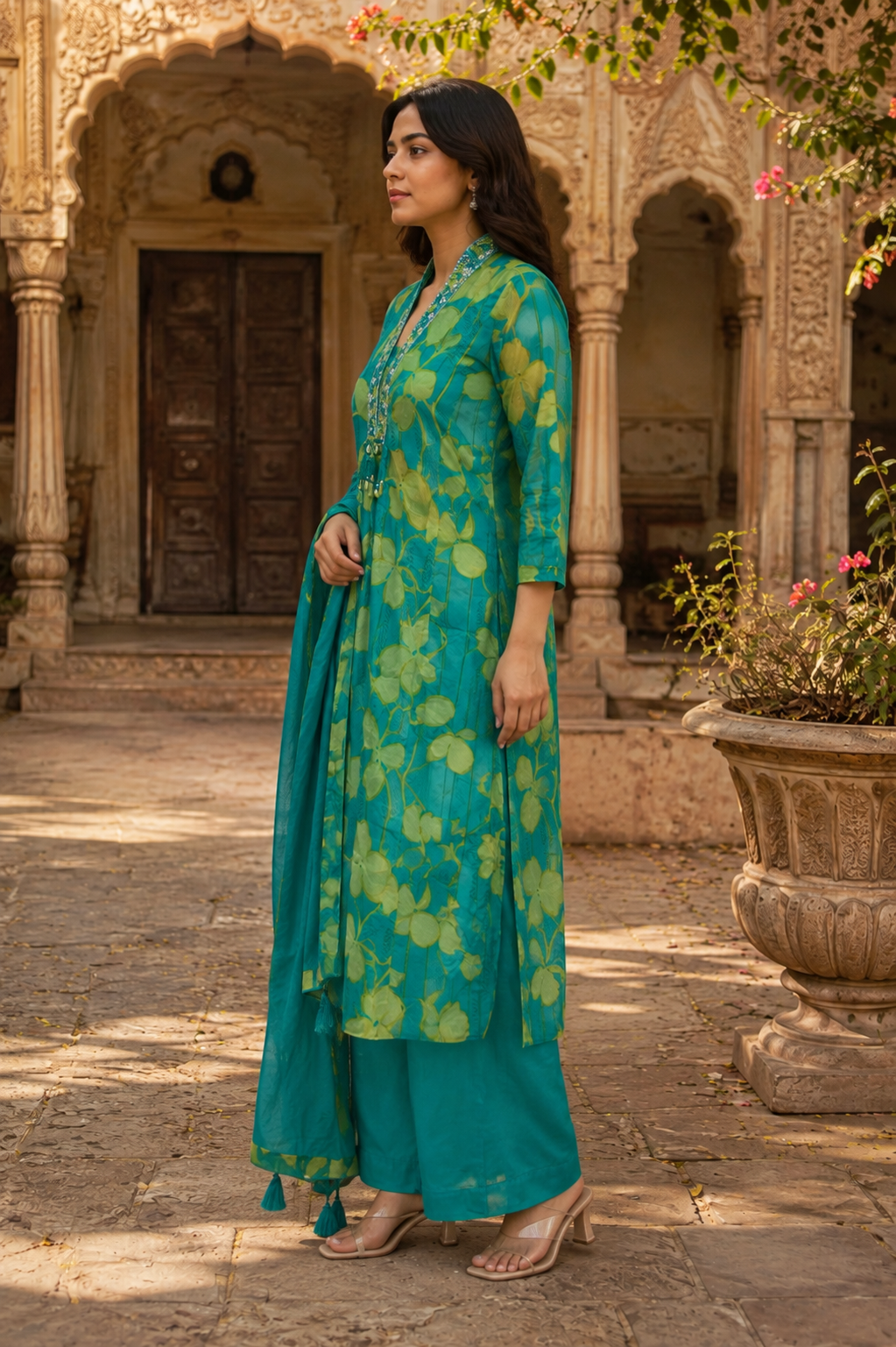 Aavya Floral Kurta Set