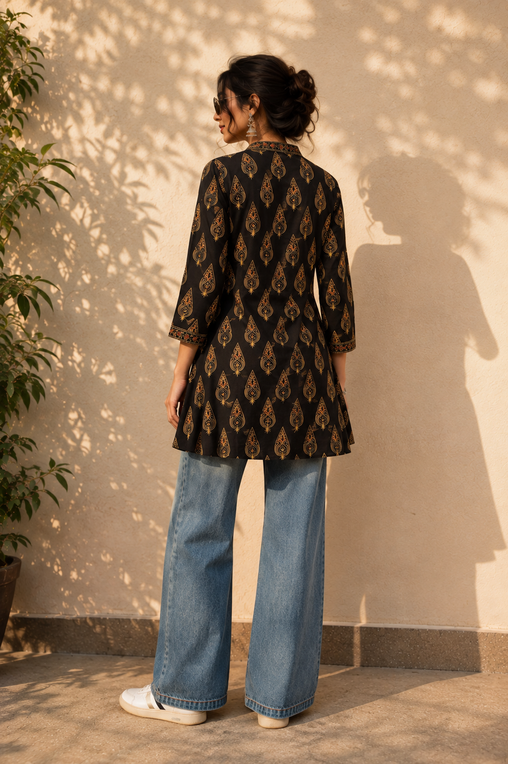 Midnight Motif Kurti