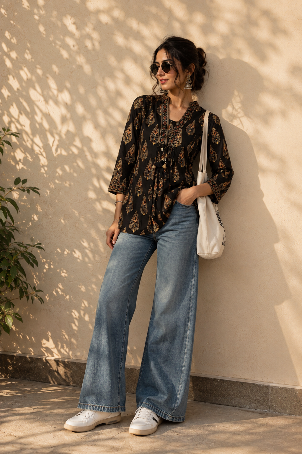 Midnight Motif Kurti