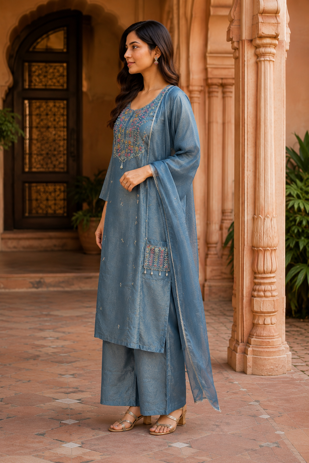 Aarohi Bluebull Bloom Set