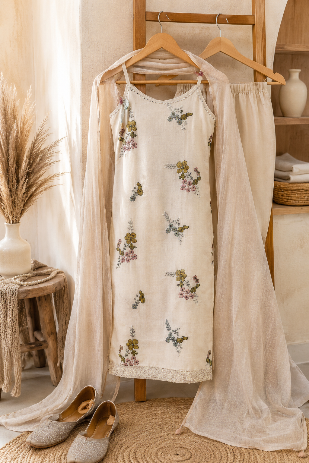 Phoolkari Cotton Premium Kurti