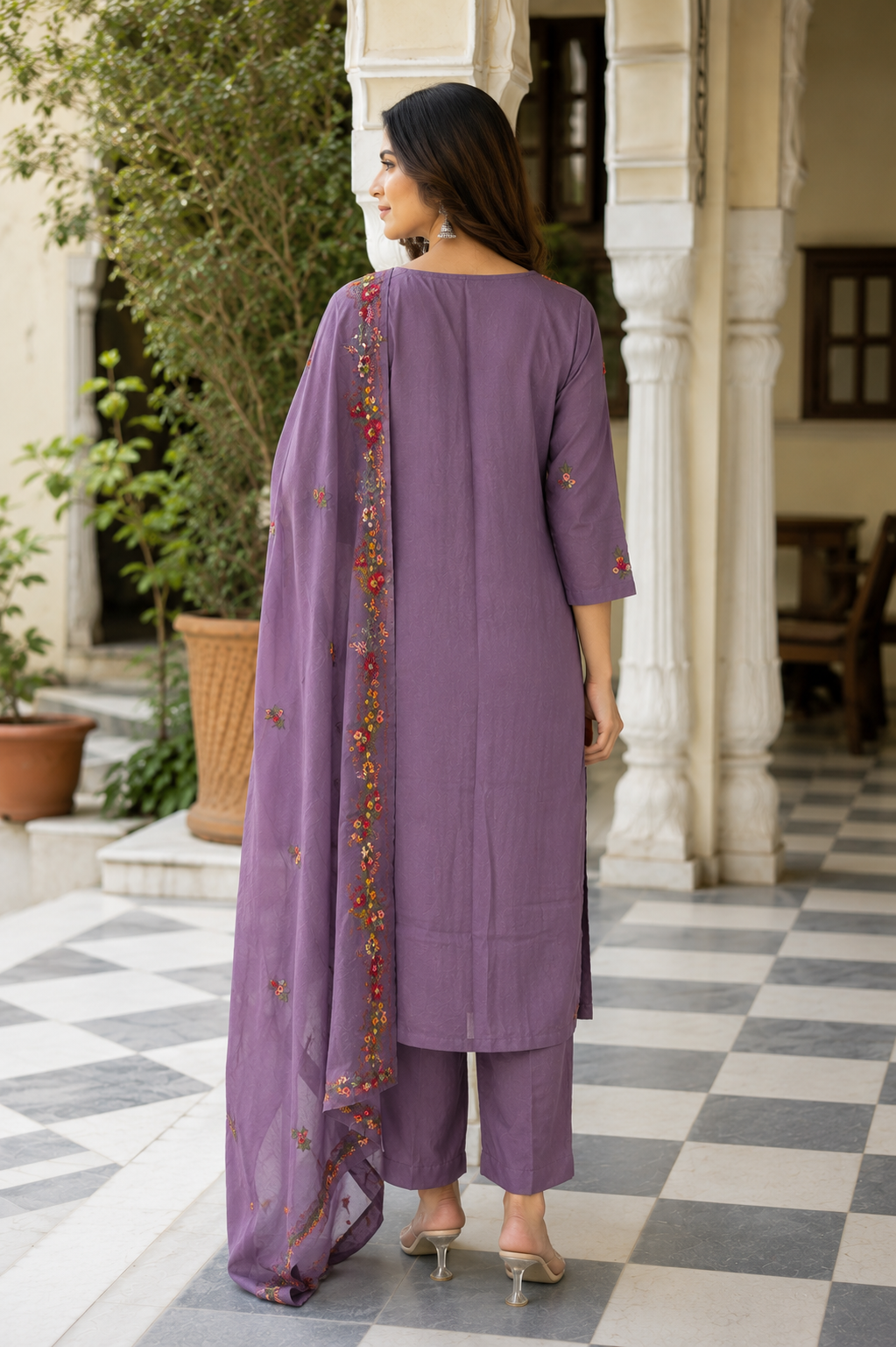 Gulmeher Floral Embroidered Set