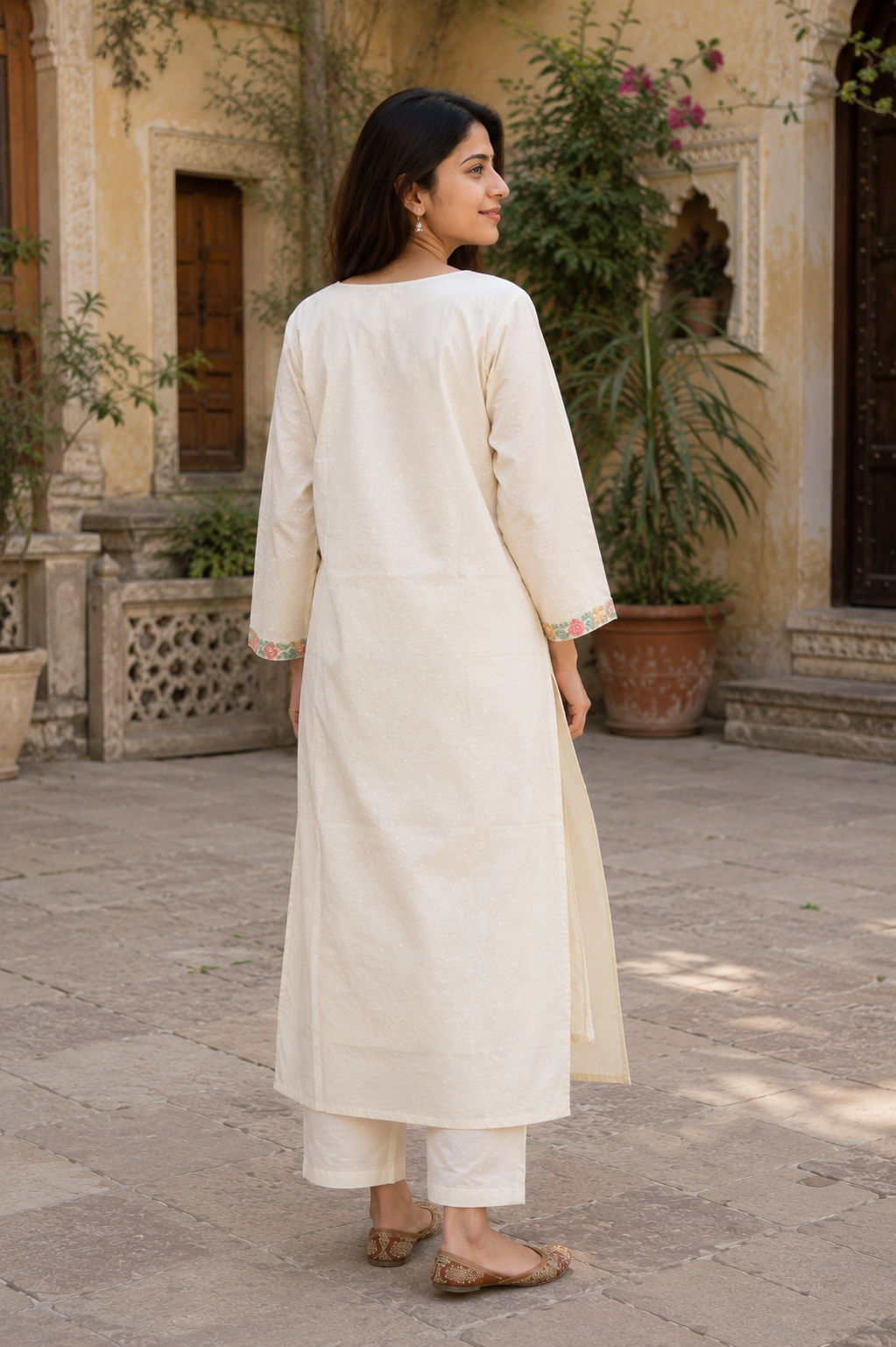 Mihira Hand Embroidery Premium Kurti