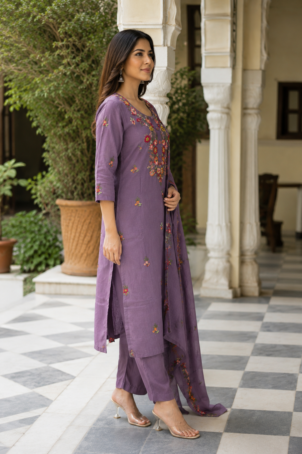 Gulmeher Floral Embroidered Set