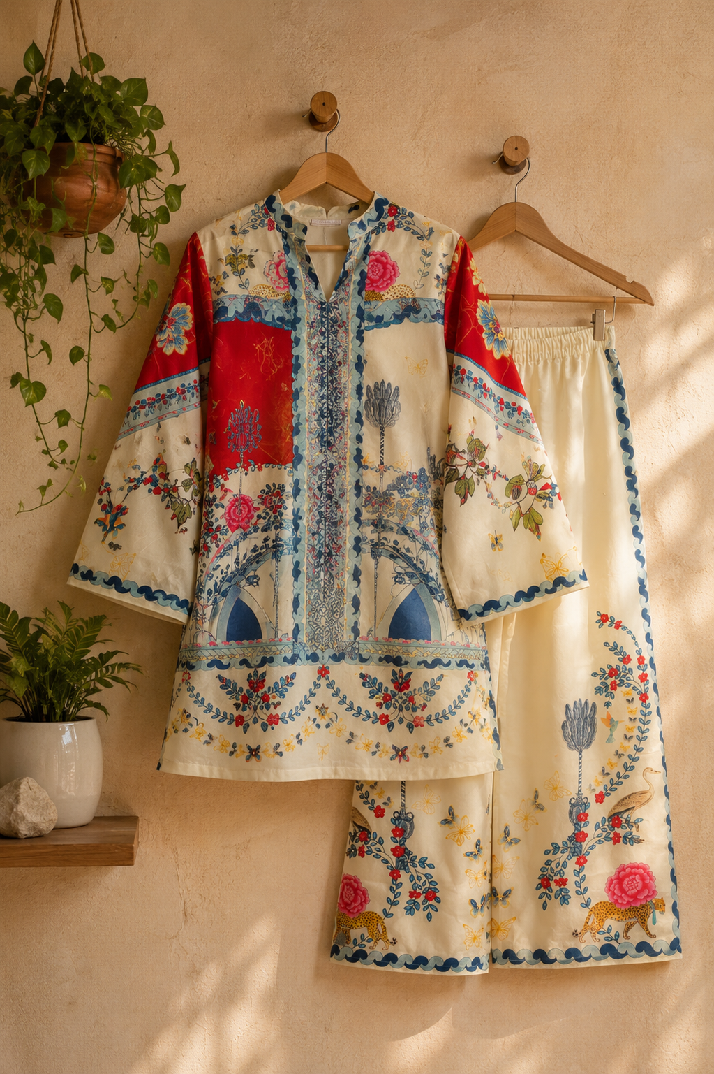 Indie Bloom Gul Co-Ord Set