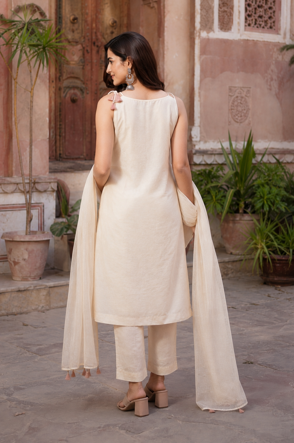 Phoolkari Cotton Premium Kurti