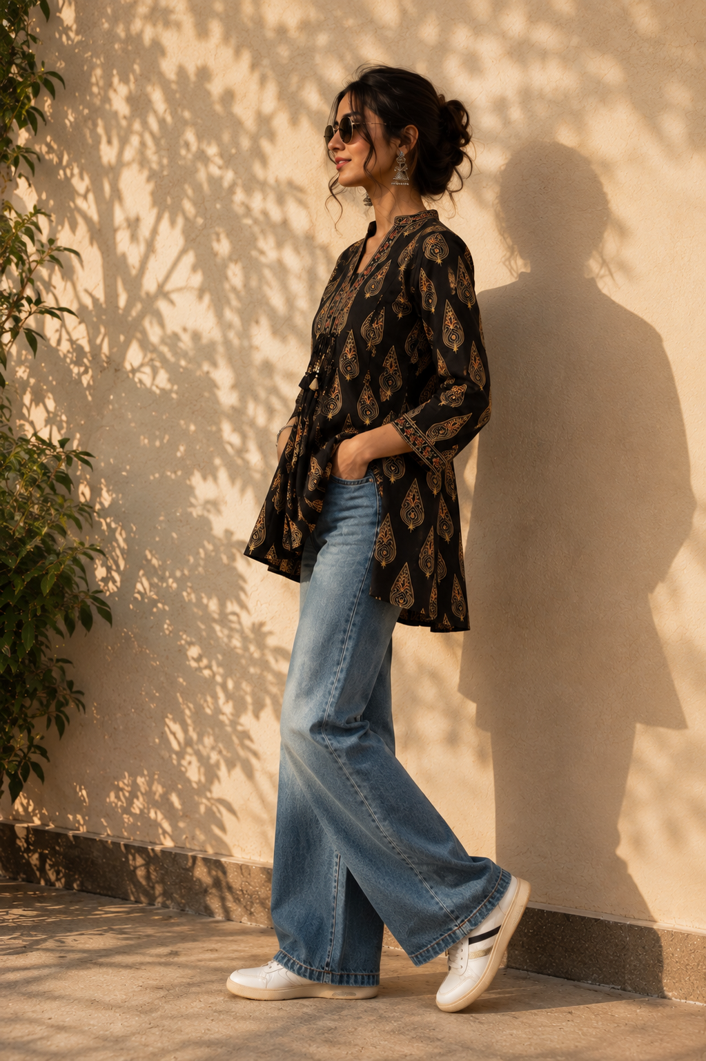 Midnight Motif Kurti