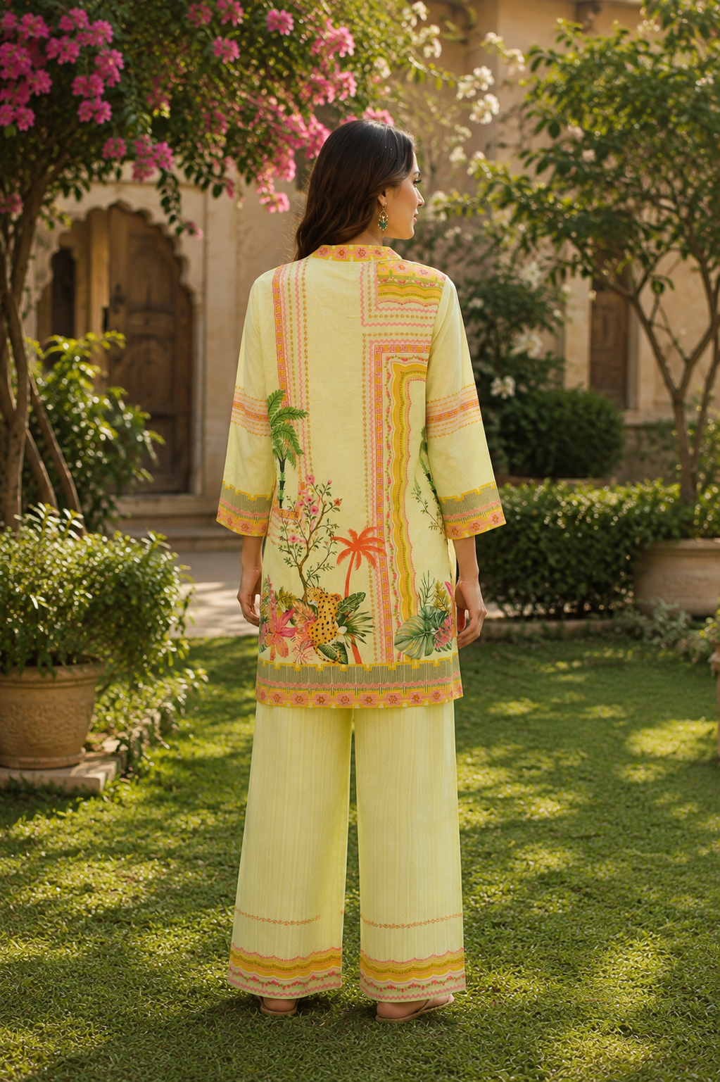 Lime N Petals Bloom Co-Ord Set