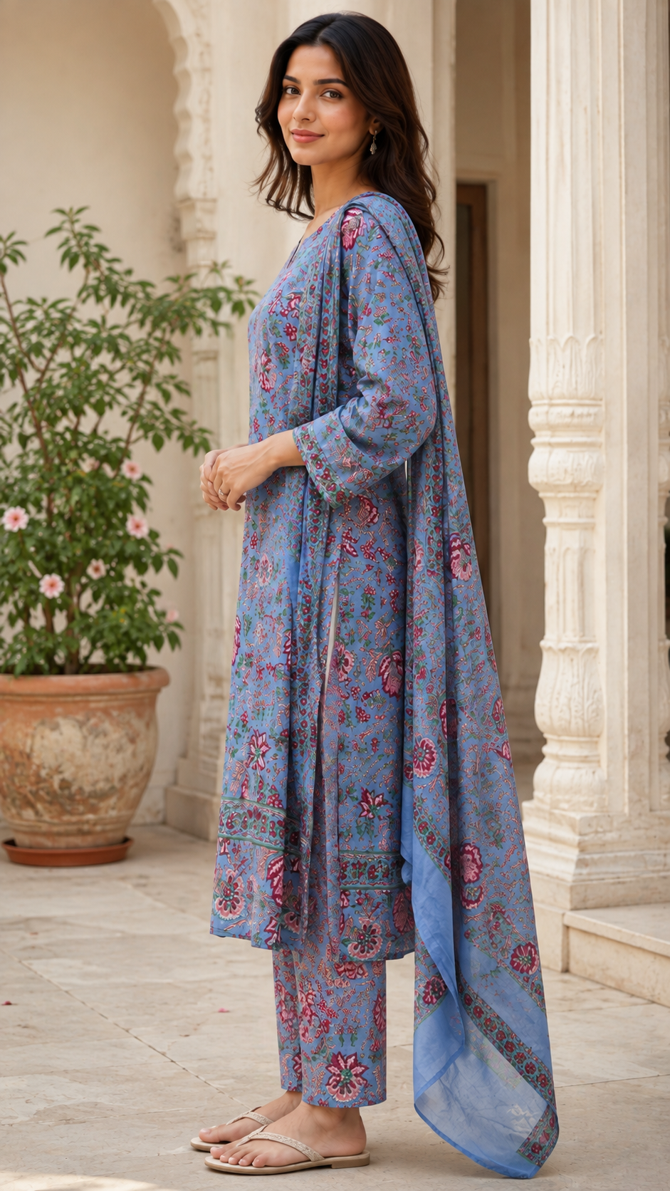 Rajwada Phoolkari Printed Set