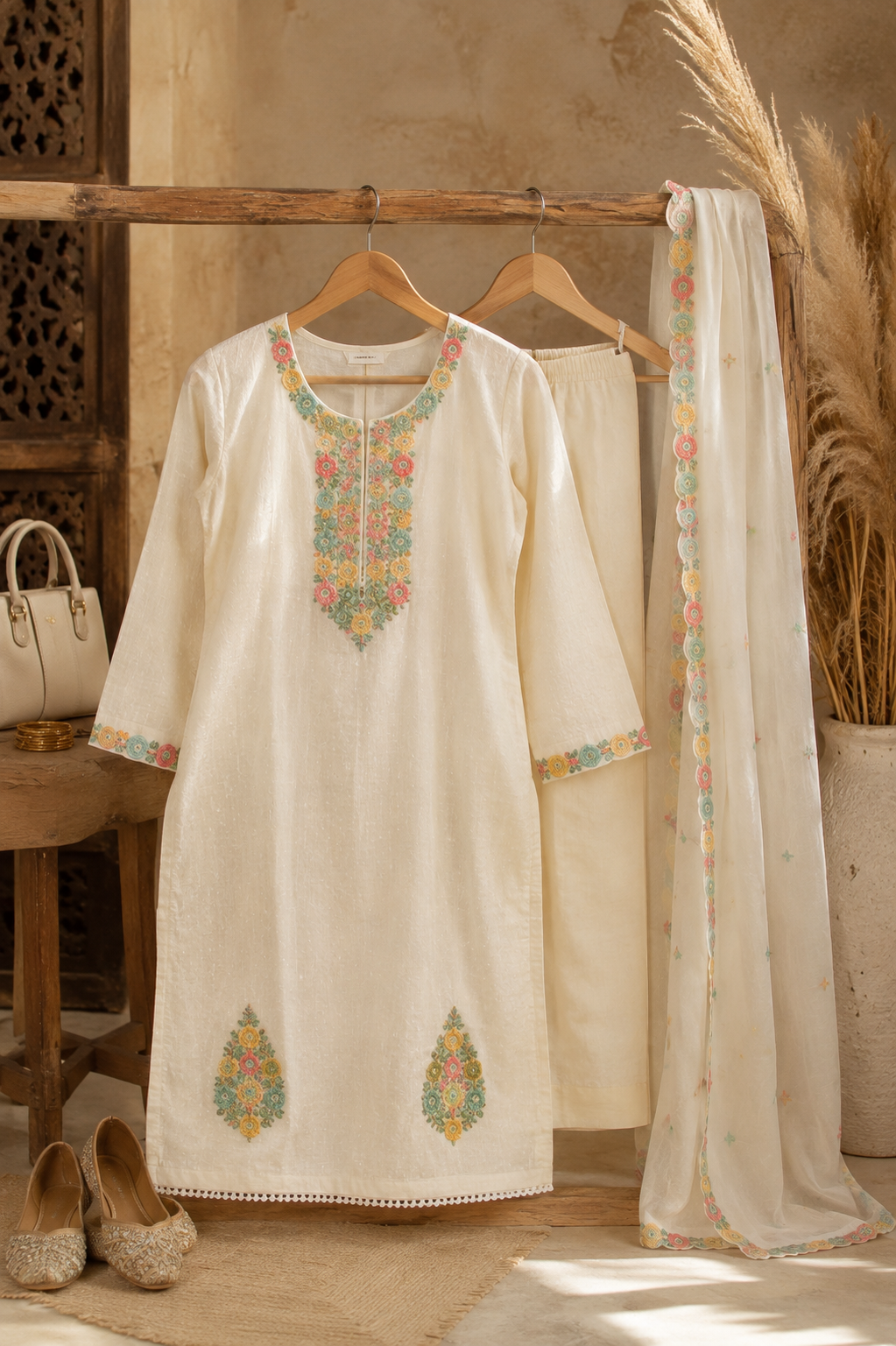 Mihira Hand Embroidery Premium Kurti