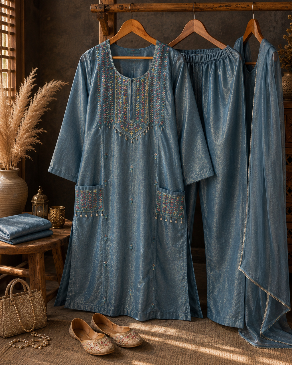 Aarohi Bluebull Bloom Set