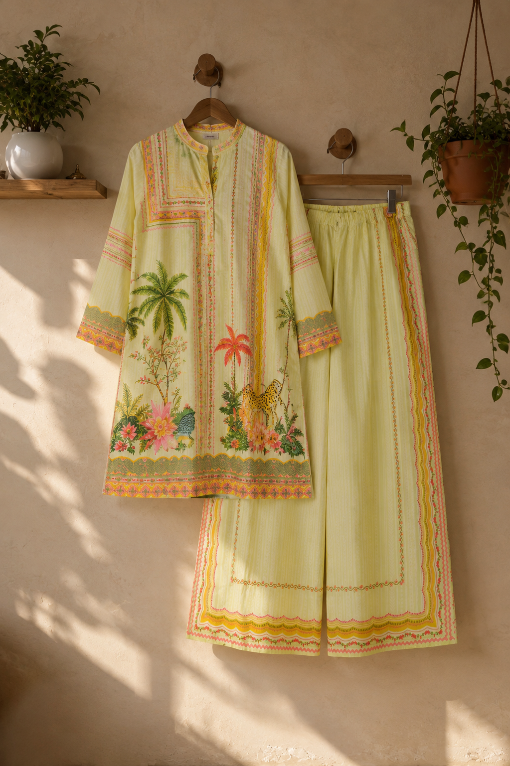 Lime N Petals Bloom Co-Ord Set
