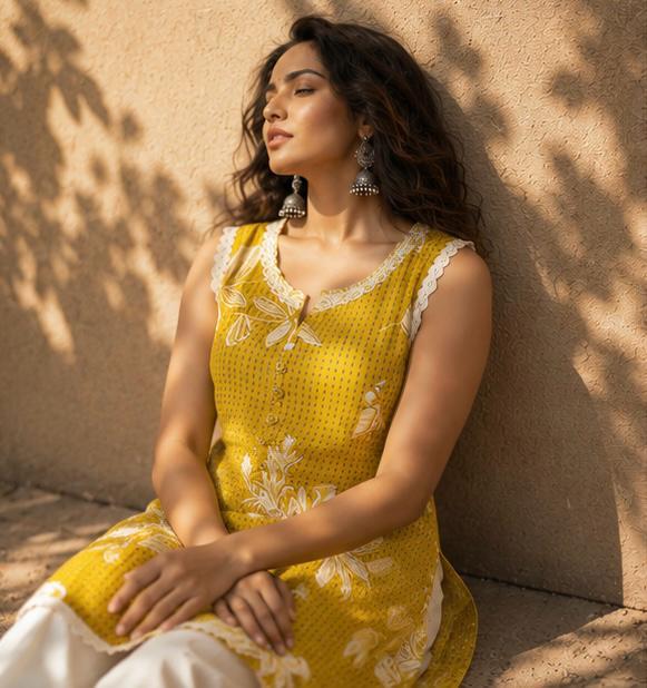 MADHVI HALF LENGTH KURTI